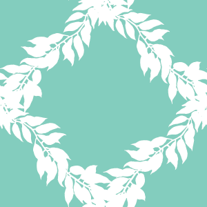 lucite-green-leaf-pattern